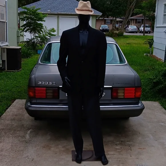 Stanley Blacker Men's (2) Button Luxury Blazer with Metallic Style Buttons - Picture 10 of 16